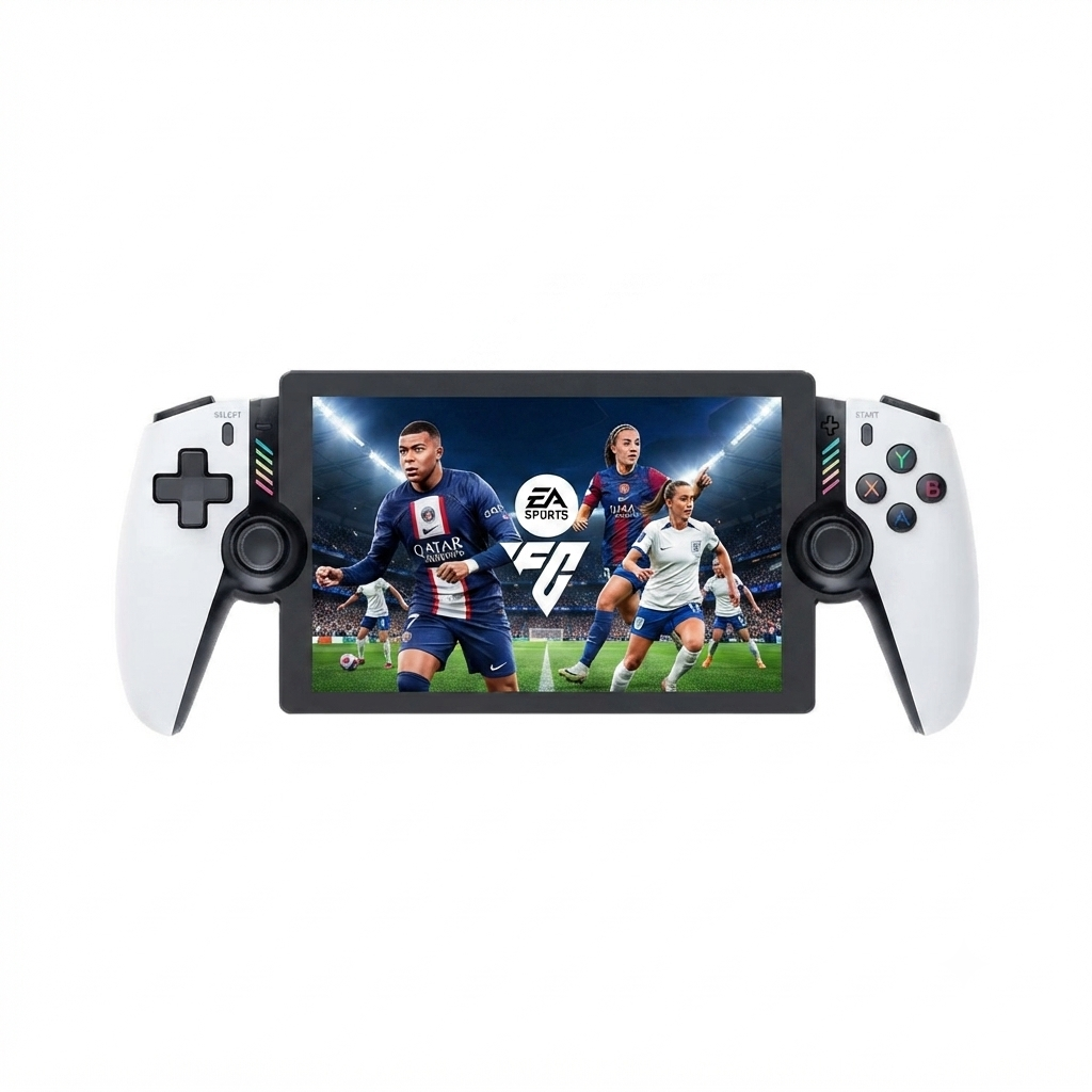 M28 Retro Handheld Game Console, 7.1 inch LCD HD Screen 30+ Emulators, 128G 4000mAh PS2 3D Dual Analog Stick God of War Classic